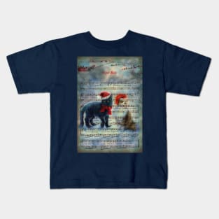 Jingle Bells Christmas Kitties Kids T-Shirt